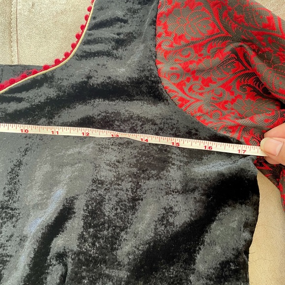 Black & Red Anarkali set - Picture 11 of 14